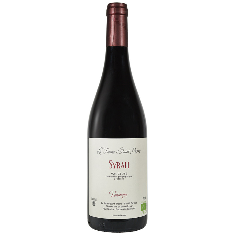 Vin rouge biologique du Ventoux La Ferme Saint-Pierre cuvée Véronique
