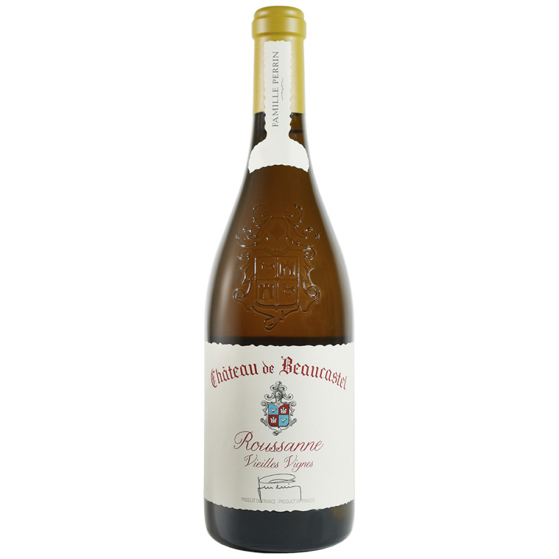 Vin blanc de Châteauneuf du Pape Beaucastel cuvée Roussanne Vieilles Vignes