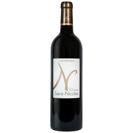 Vin rouge de Côtes de Bordeaux-Castillon château Saint-Nicolas 2016