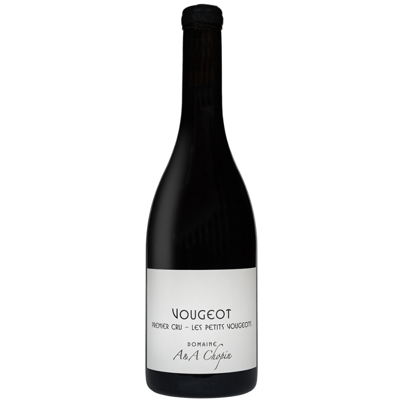 Vin rouge de Vougeot  Arnaud Chopin  1er cru les petits Vougeots