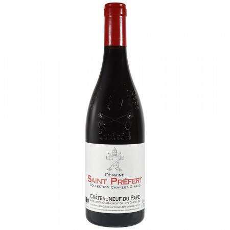 Vin rouge biologique de Châteauneuf du Pape Saint-Préfert Collection Charles Giraud