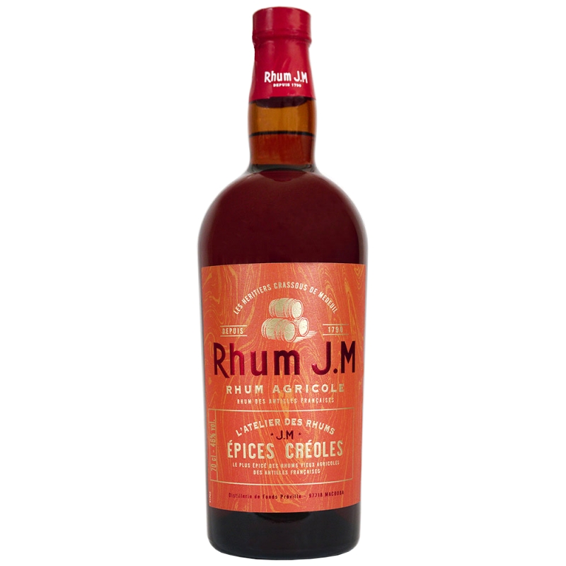 Rhum agricole de Martinique JM Epices Créoles