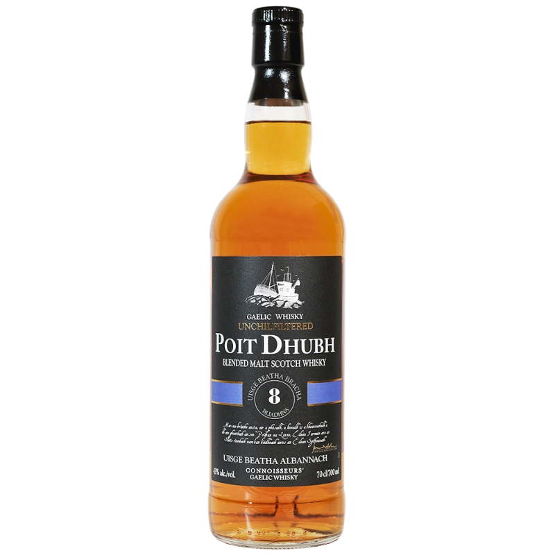 Whisky blend d'Ecosse Poit Dhubh