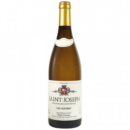 Le vin blanc biologique de Saint-Joseph  du domaine Pierre Gonon cuvée Les oliviers