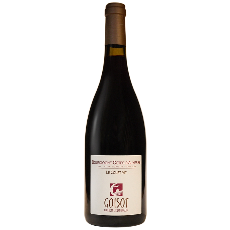 Domaine Goisot Bourgogne Côtes d'Auxerre 
 Le Court Vit vin rouge bio