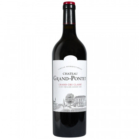 Vin rouge de Saint-Emilion château Grand-Pontet 2017