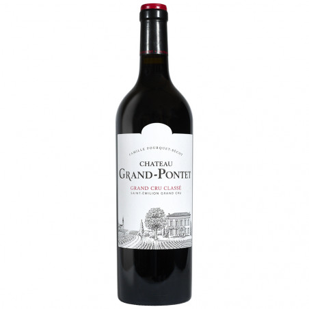 Vin rouge de Saint-Emilion château Grand-Pontet 2017