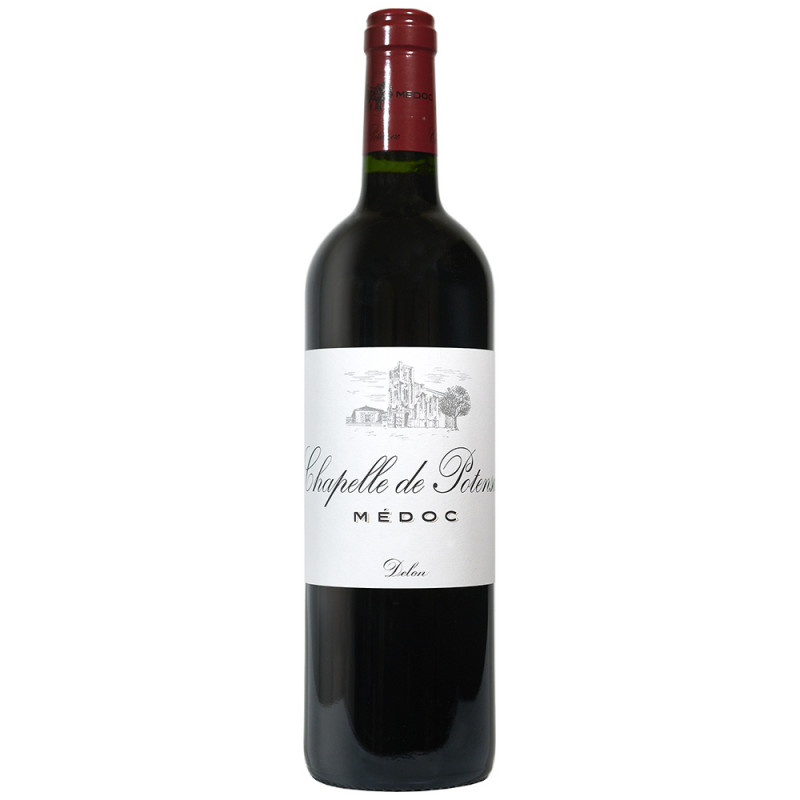 Vin rouge du Médoc Chapelle de Potensac 2015