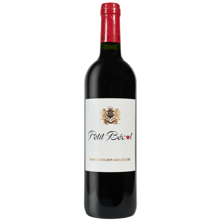 Vin rouge de Saint-Emilion grand cru Petit Bécot 2015