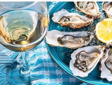 Vin blanc et Fruits de mer